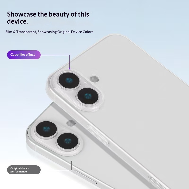 Suitable For IPhone Pro Max, 16 Pro, Fine Hole Transparent Phone Case_voghion.com