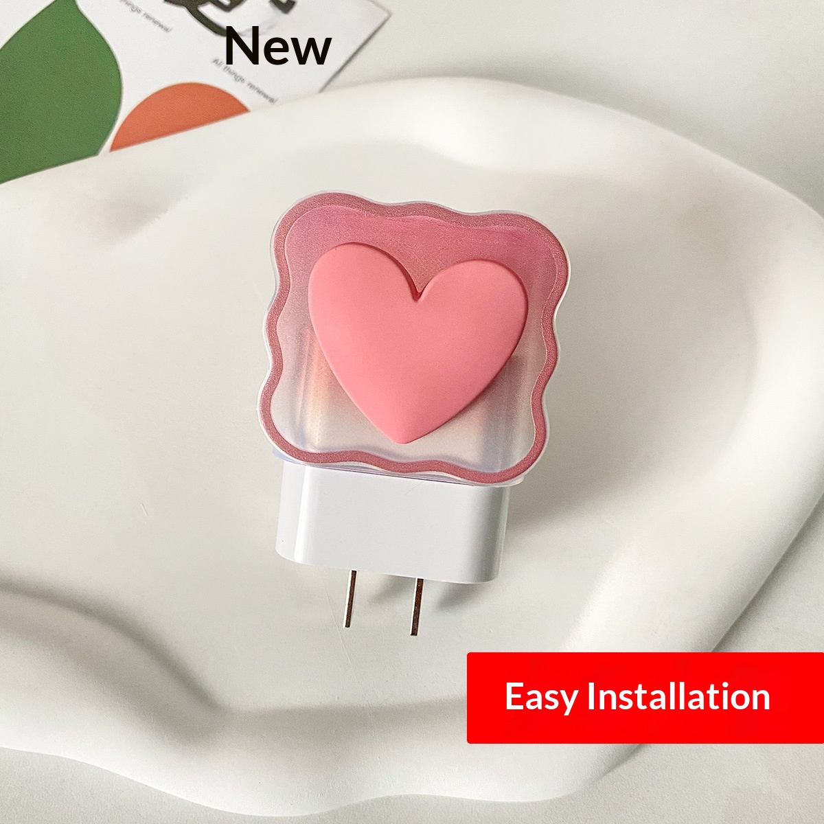 20W Wave Bow Protective Case Suitable For IPhone 14 Plus/13, Data Cable Winding Strap In Stock_voghion.com