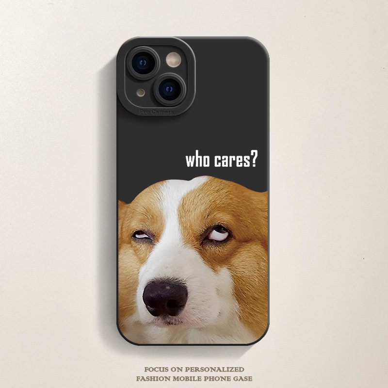 Funny Corgi Compatible With Iphone 14 Phone IPhone 15 Pro Max Fun 7/8 Plus Matte 13 Soft Case_voghion.com