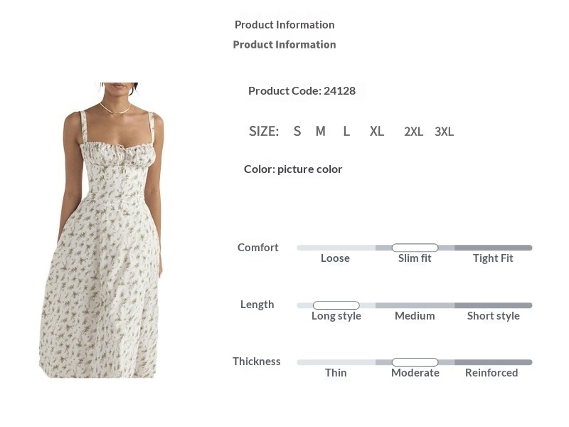 Vestido feminino floral sem mangas elegante estilo verão_voghion.com