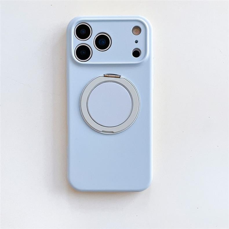 Neue drehbare Schutzhülle aus Flüssigsilikon für iPhone 16 und iPhone 17 mit magnetischen Tasten und vollständiger Abdeckung._voghion.com