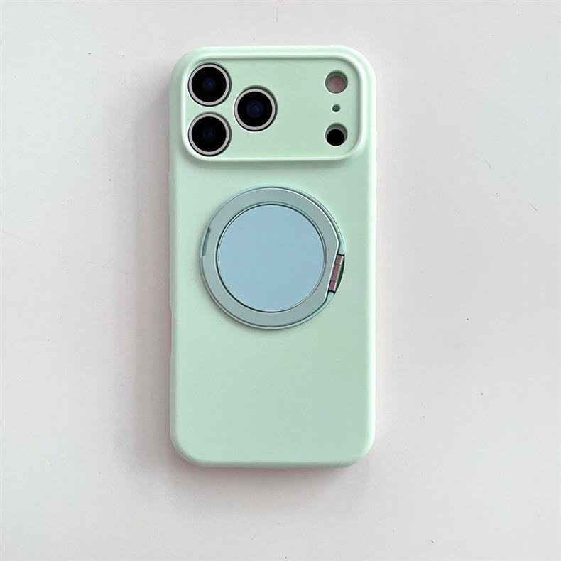 Neue drehbare Schutzhülle aus Flüssigsilikon für iPhone 16 und iPhone 17 mit magnetischen Tasten und vollständiger Abdeckung._voghion.com