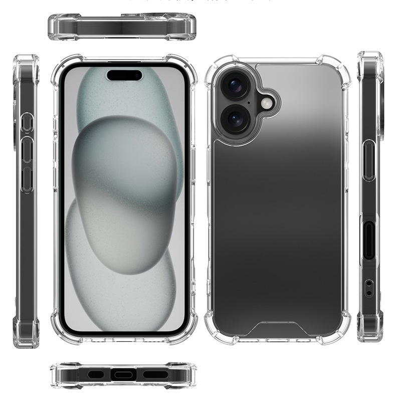 Capa de telemóvel transparente para iphone 16 pro max 16 plus_voghion.com