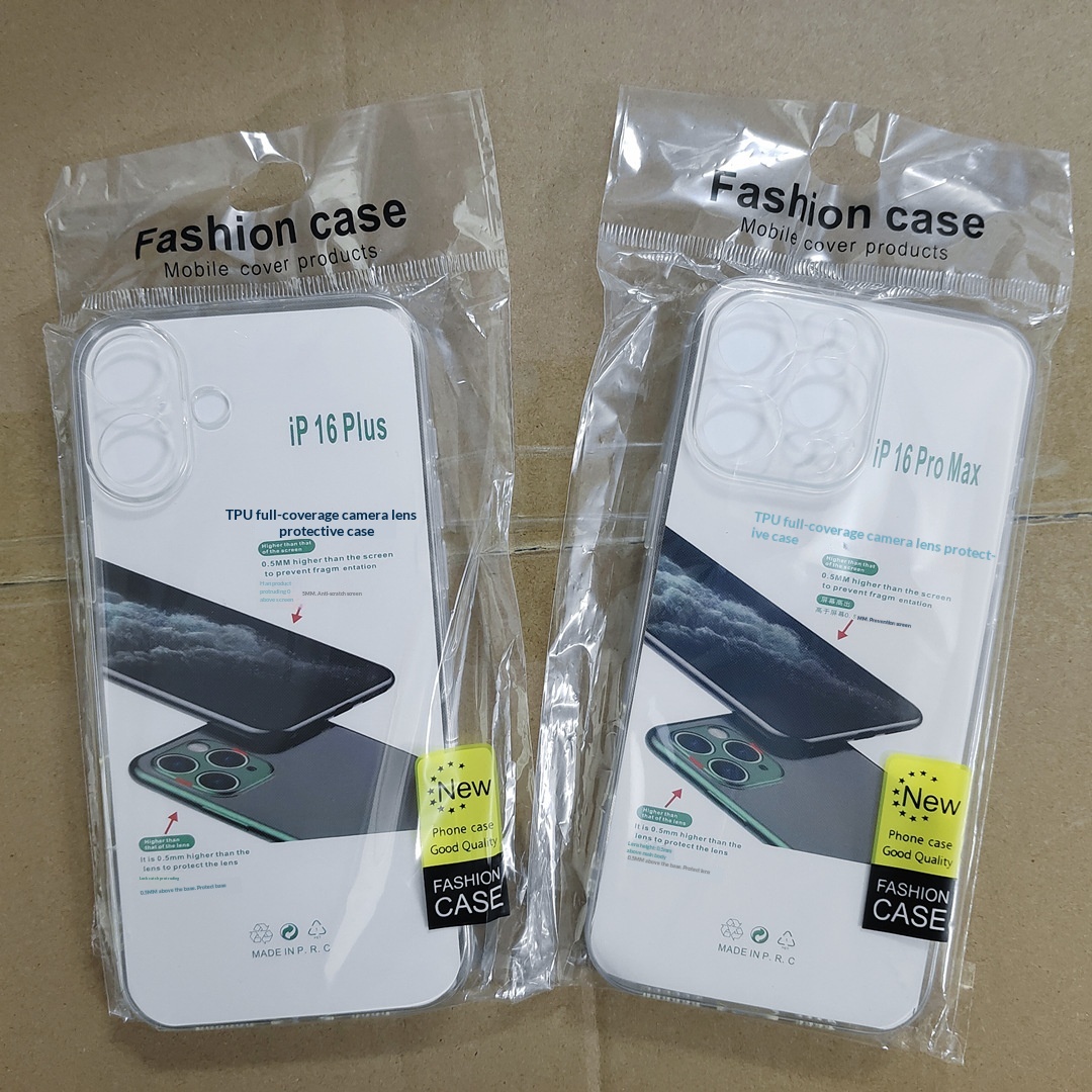 Adatto per IPHONE 17, custodia per telefono anti-caduta con fori precisi, anti-caduta a quattro angoli, bordo dritto trasparente_voghion.com