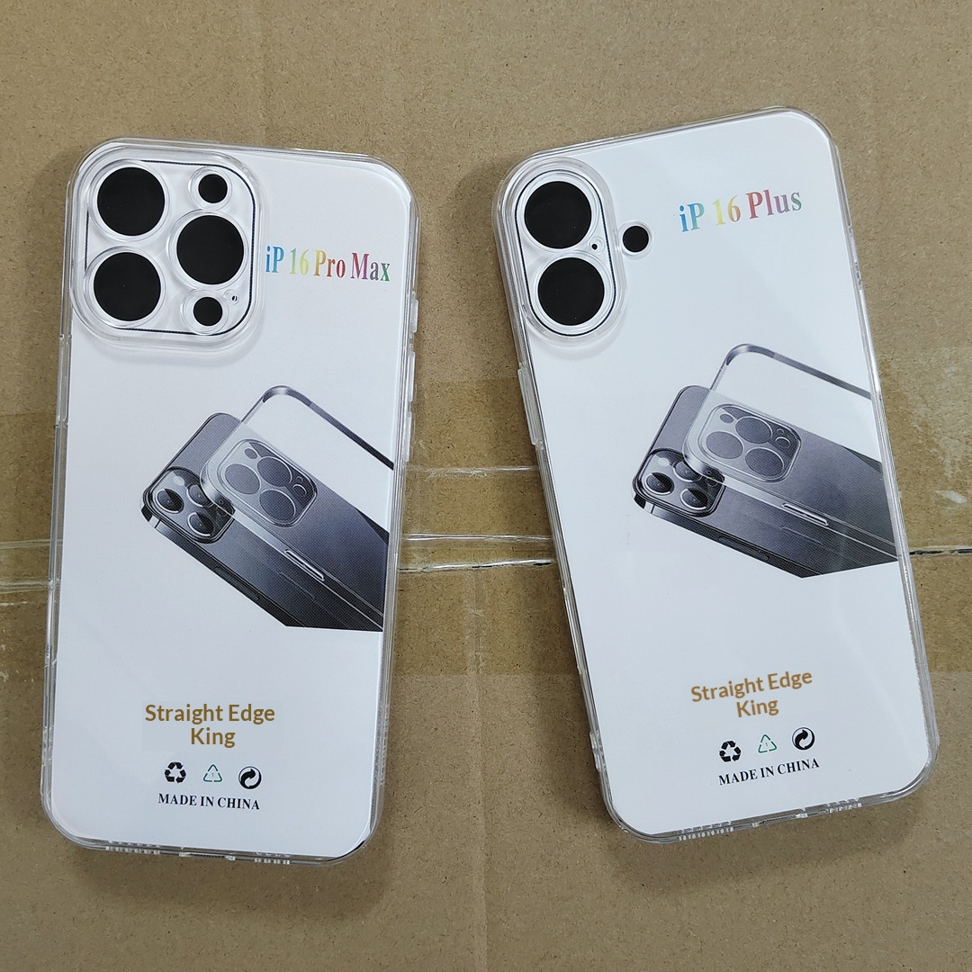 Adatto per IPHONE 17, custodia per telefono anti-caduta con fori precisi, anti-caduta a quattro angoli, bordo dritto trasparente_voghion.com