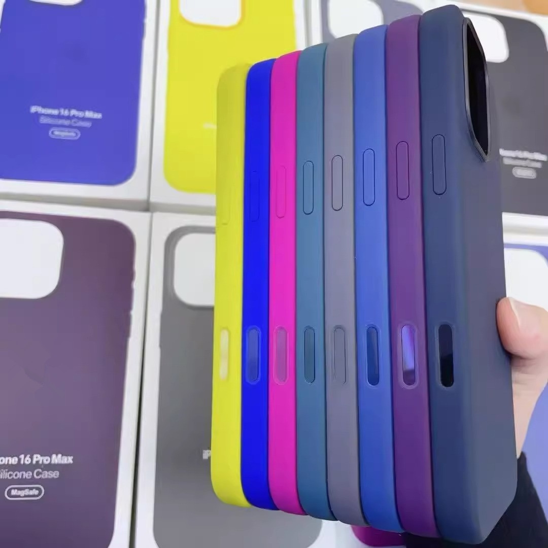 Compatible With Phone Case Magnetic Animation IPhone Max Liquid Silicone 16 Pro Camera Button_voghion.com