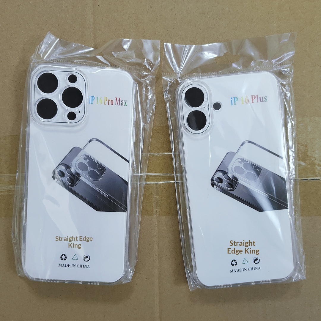 Adatto per IPHONE 17, custodia per telefono anti-caduta con fori precisi, anti-caduta a quattro angoli, bordo dritto trasparente_voghion.com