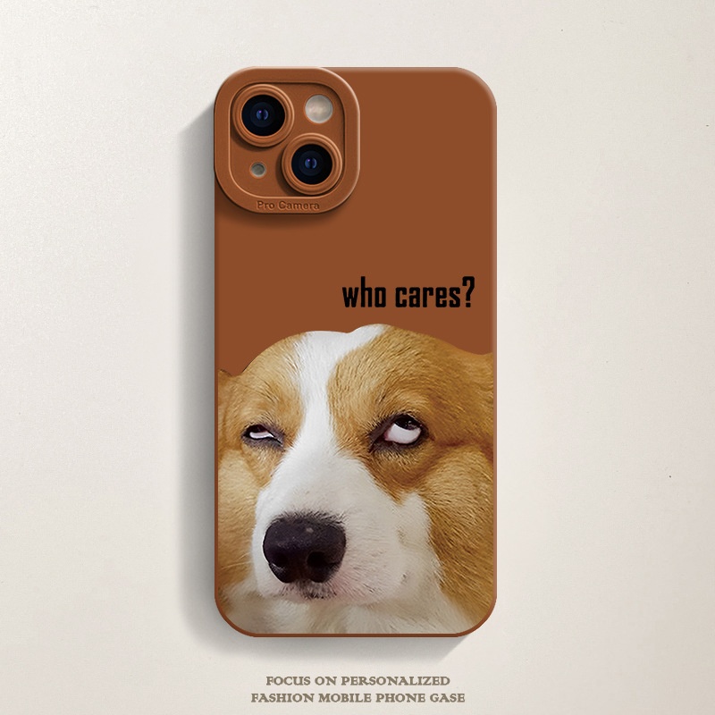 Funny Corgi Compatible With Iphone 14 Phone IPhone 15 Pro Max Fun 7/8 Plus Matte 13 Soft Case_voghion.com