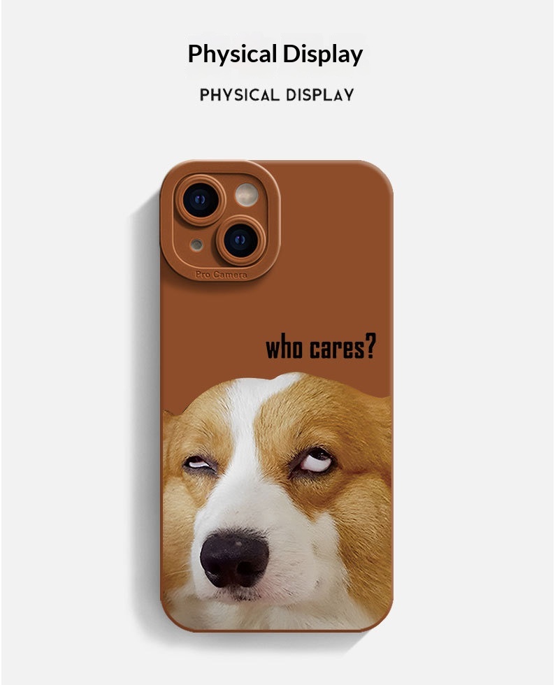 Funny Corgi Compatible With Iphone 14 Phone IPhone 15 Pro Max Fun 7/8 Plus Matte 13 Soft Case_voghion.com