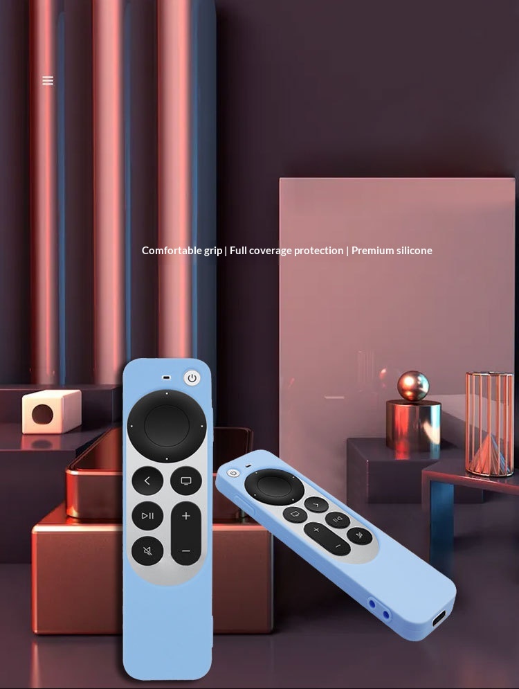 Custodia protettiva in silicone con luce notturna per telecomando TV 4K 2021_voghion.com