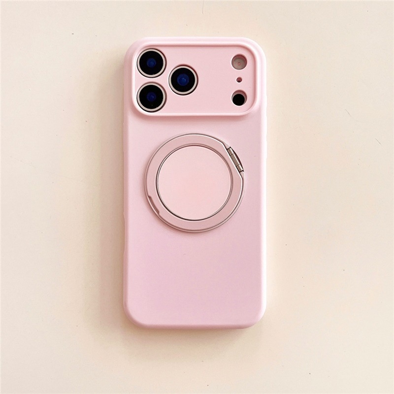 Neue drehbare Schutzhülle aus Flüssigsilikon für iPhone 16 und iPhone 17 mit magnetischen Tasten und vollständiger Abdeckung._voghion.com