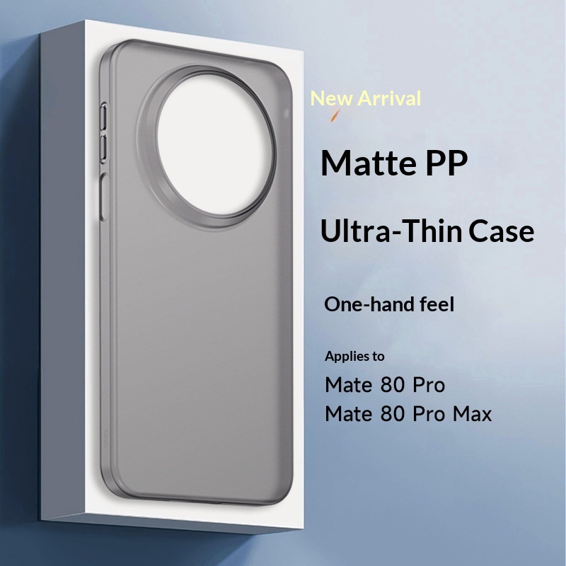 Coque de téléphone ultra-mince en polypropylène (PP), finition mate/ondulée, compatible avec les modèles Huawei Mate80 Pro/Mate80 Pro Max/RS_voghion.com