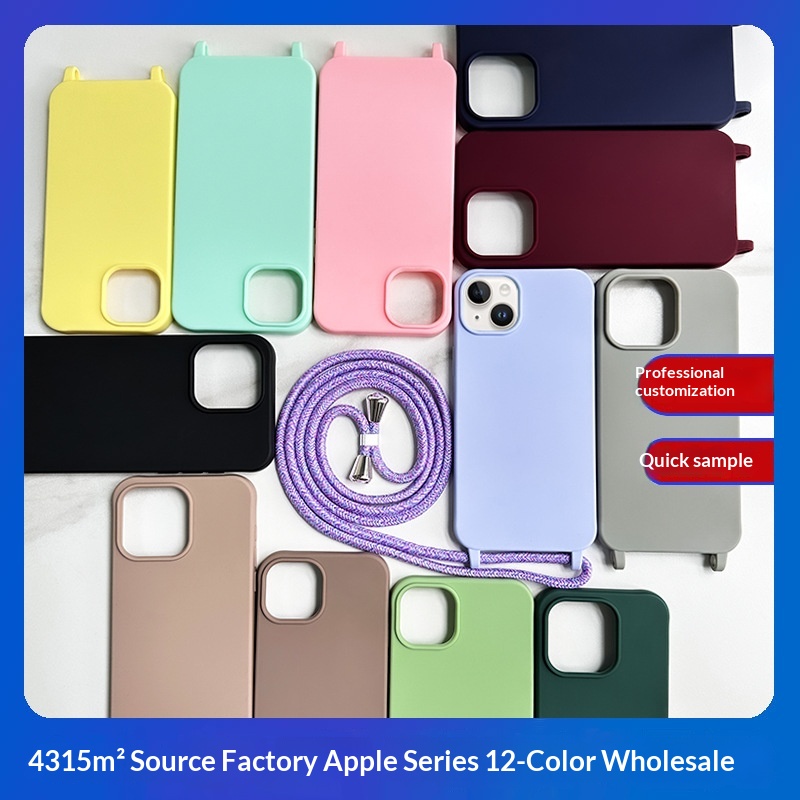 Neck Compatible IPhone 13 15 16 Phone Case With Lanyard Crossbody Strap_voghion.com