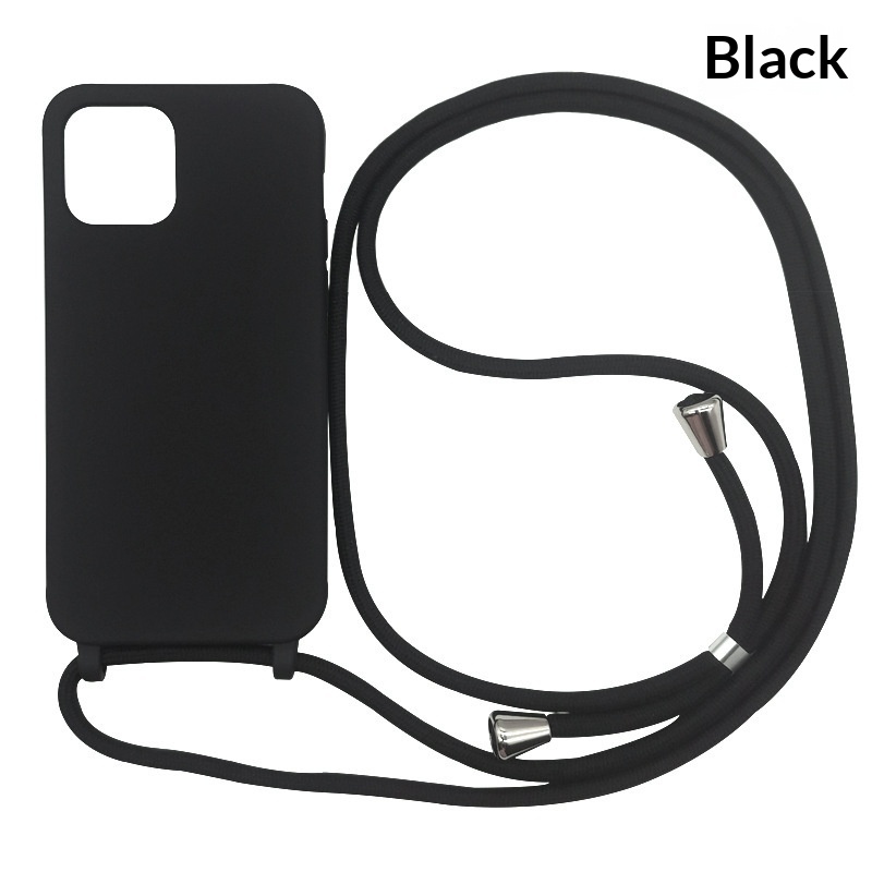 Neck Compatible IPhone 13 15 16 Phone Case With Lanyard Crossbody Strap_voghion.com