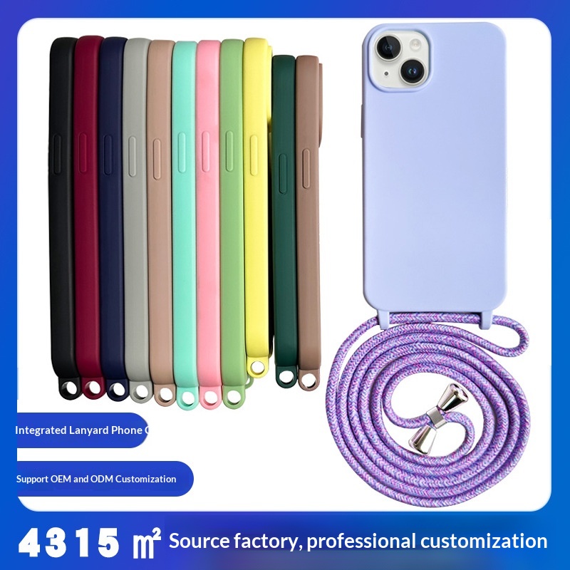 Neck Compatible IPhone 13 15 16 Phone Case With Lanyard Crossbody Strap_voghion.com