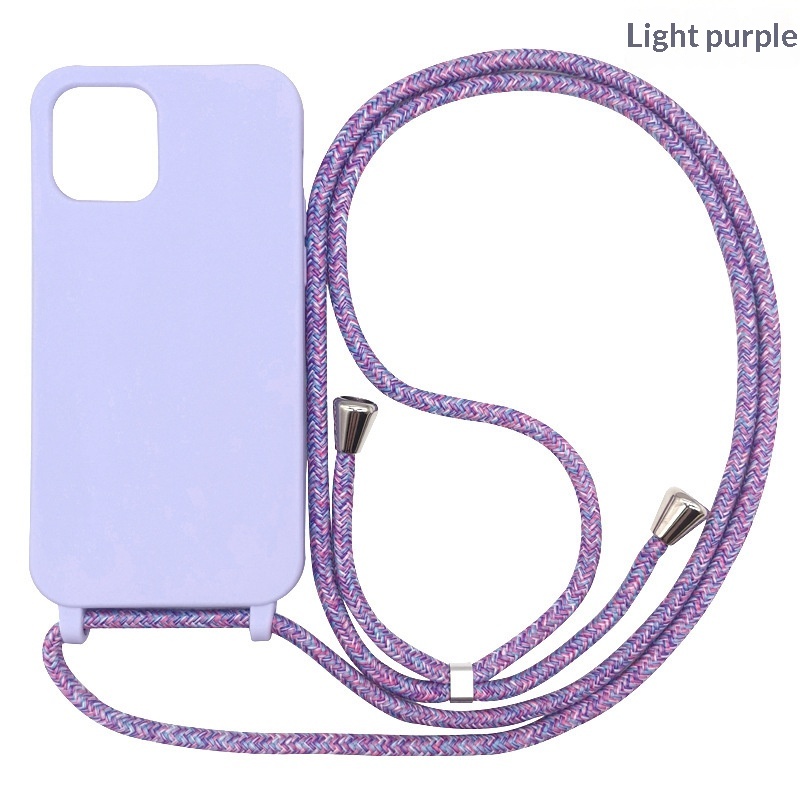 Neck Compatible IPhone 13 15 16 Phone Case With Lanyard Crossbody Strap_voghion.com