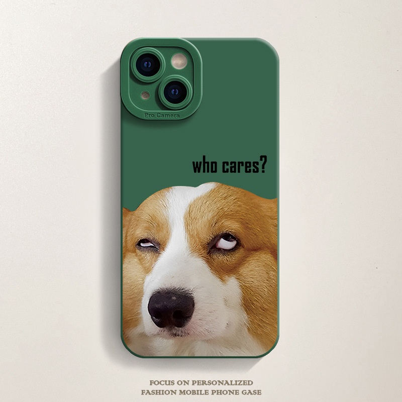 Funny Corgi Compatible With Iphone 14 Phone IPhone 15 Pro Max Fun 7/8 Plus Matte 13 Soft Case_voghion.com