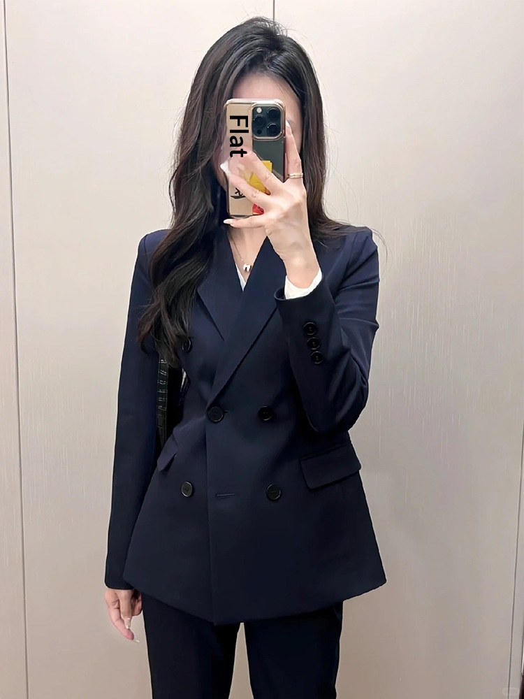 Professional Women's Three-piece Suit Casual Spring Autumn Set_voghion.com
