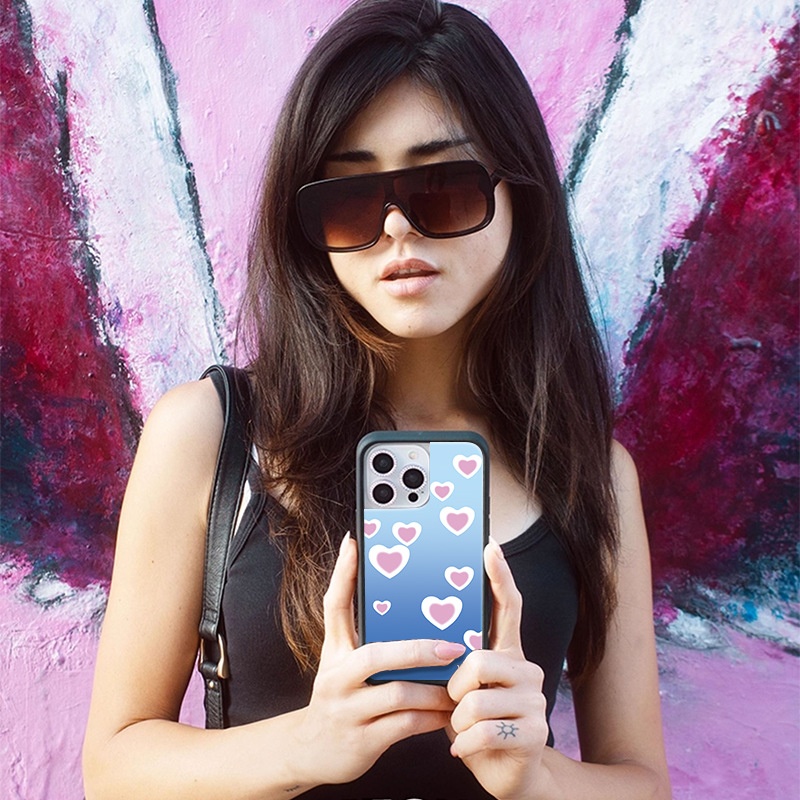 WildFlow Dream Heart Phone Case Compatible With IPhone 17 Iphone 16 Pro Max/15 Plus Protective Cover_voghion.com