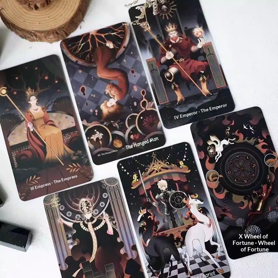 Jogo de cartas tarot globe trotter starry night clássico 78_voghion.com