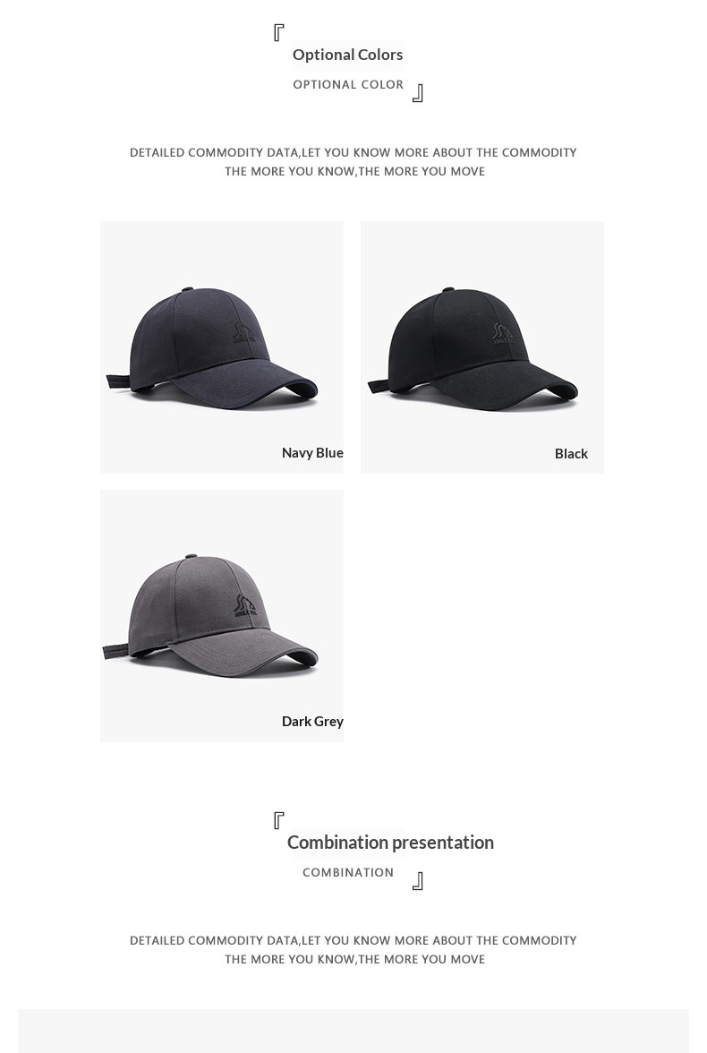 Tor Zur Wildnis Spring New Hard Top Large Head Circumference Baseball Embroidered Sun Protection Enlarged And Deepened Live Streaming_voghion.com