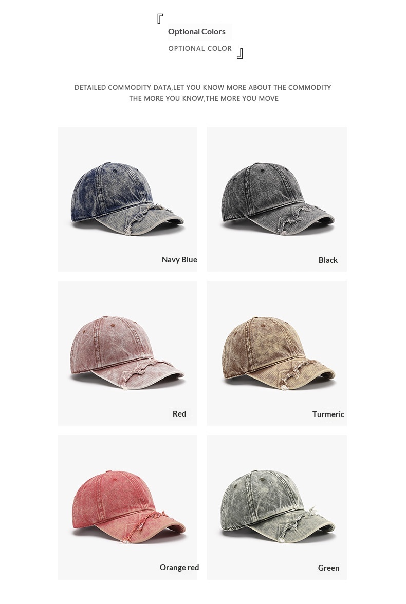Distressed basebollkeps för herr outdoor bomull vintage_voghion.com