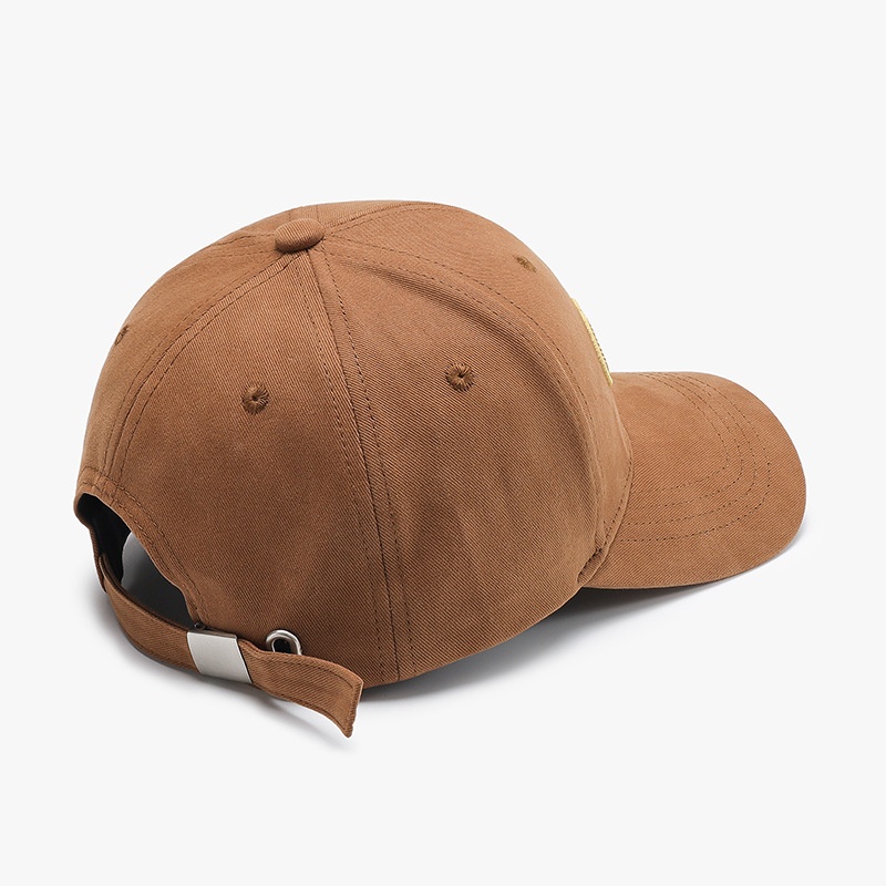 Tor Zur Wildnis con bordado de letras, sombrero de ala rígida tipo pico de pato, gorra de béisbol de protección solar para mujer, adelgazamiento facial, unisex_voghion.com
