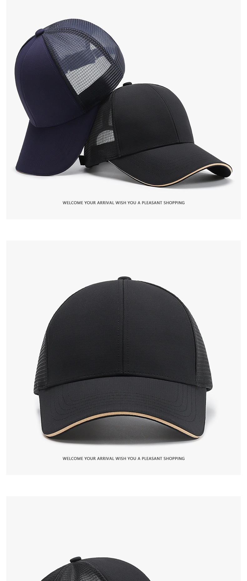 Baseball Cap Breathable Mesh Outdoor Summer Hat For Men And Women_voghion.com