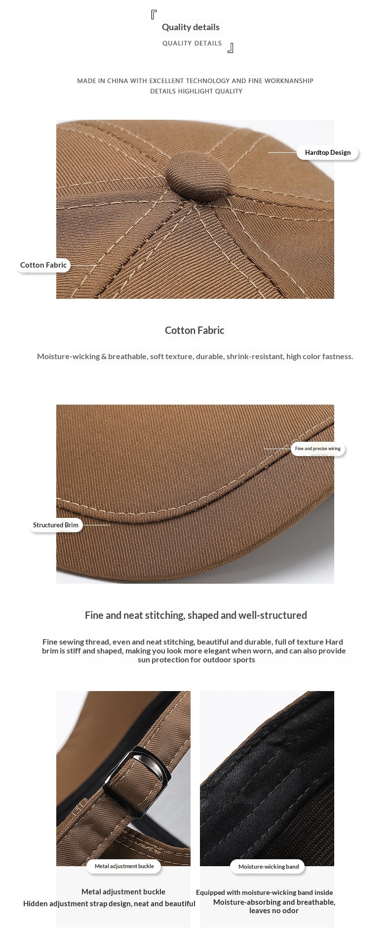 Baseball Cap For Elderly Men Spring Autumn Sun Protection Hat_voghion.com