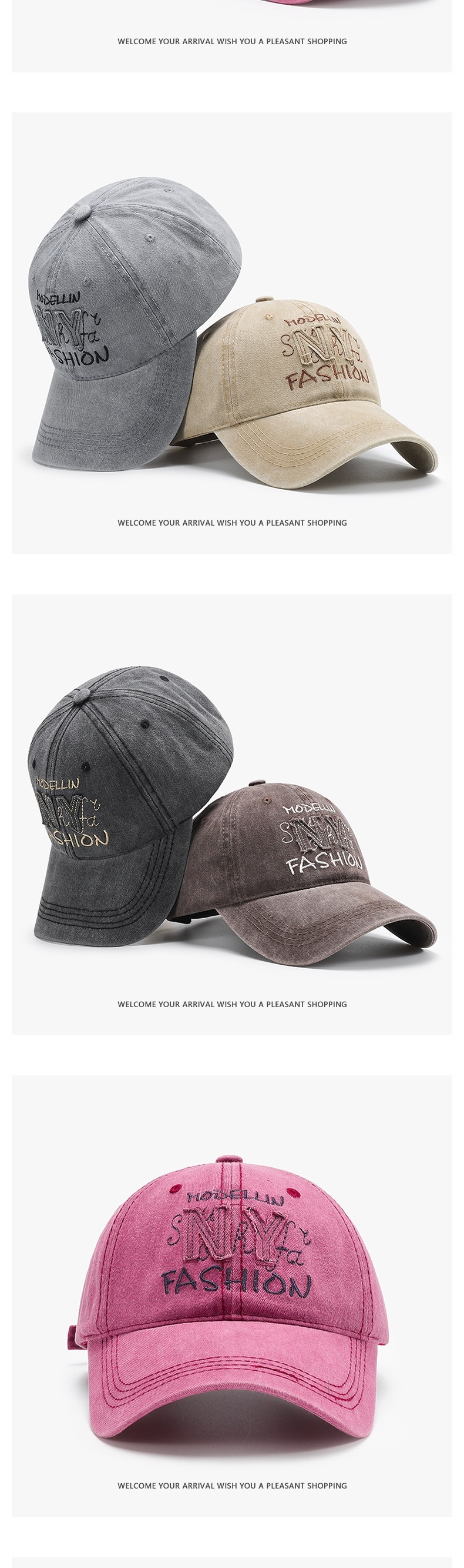 Embroidered Baseball Cap Winter Style Unisex Sunshade Hat_voghion.com