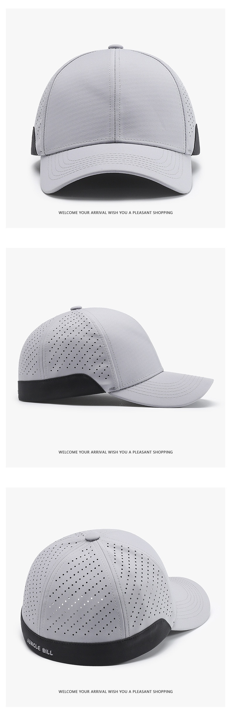 Breathable Quick-dry Baseball Cap Sun Protection Duckbill Hat_voghion.com