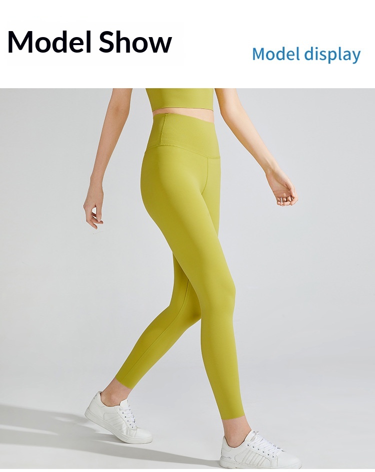 Yoga legging met hoge taille voor dames met push-up effect_voghion.com