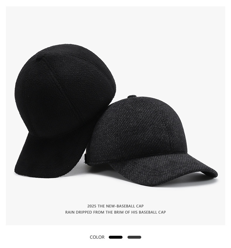 Tor Zur Wildnis Winter Warm Hat Middle-aged Elderly Men, Outdoor Cycling And Morning Walks, Cold-proof Ear Protection Cotton Hat,_voghion.com