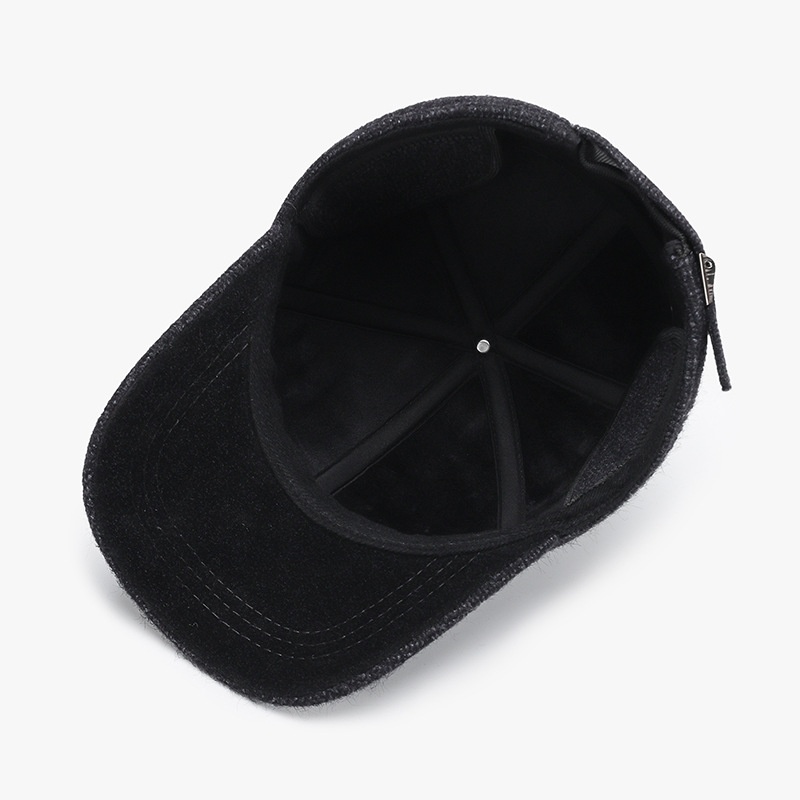 Tor Zur Wildnis Autumn And Winter Outdoor Sports Travel Warm Thickened Woolen Men's Baseball Cap Cross-Border Ear Protection Windproof_voghion.com