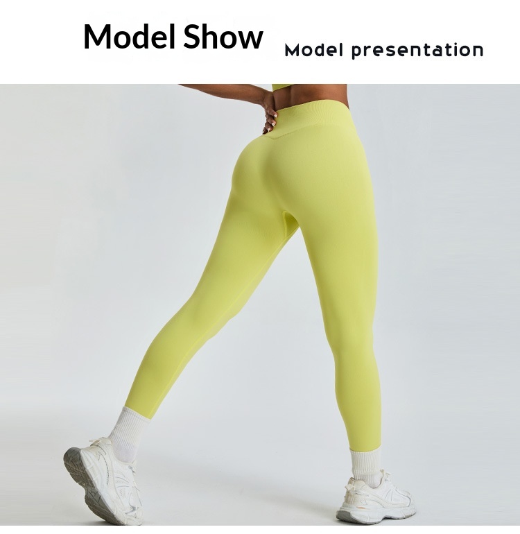Yoga broek voor dames hoge taille slimming en tummy control_voghion.com