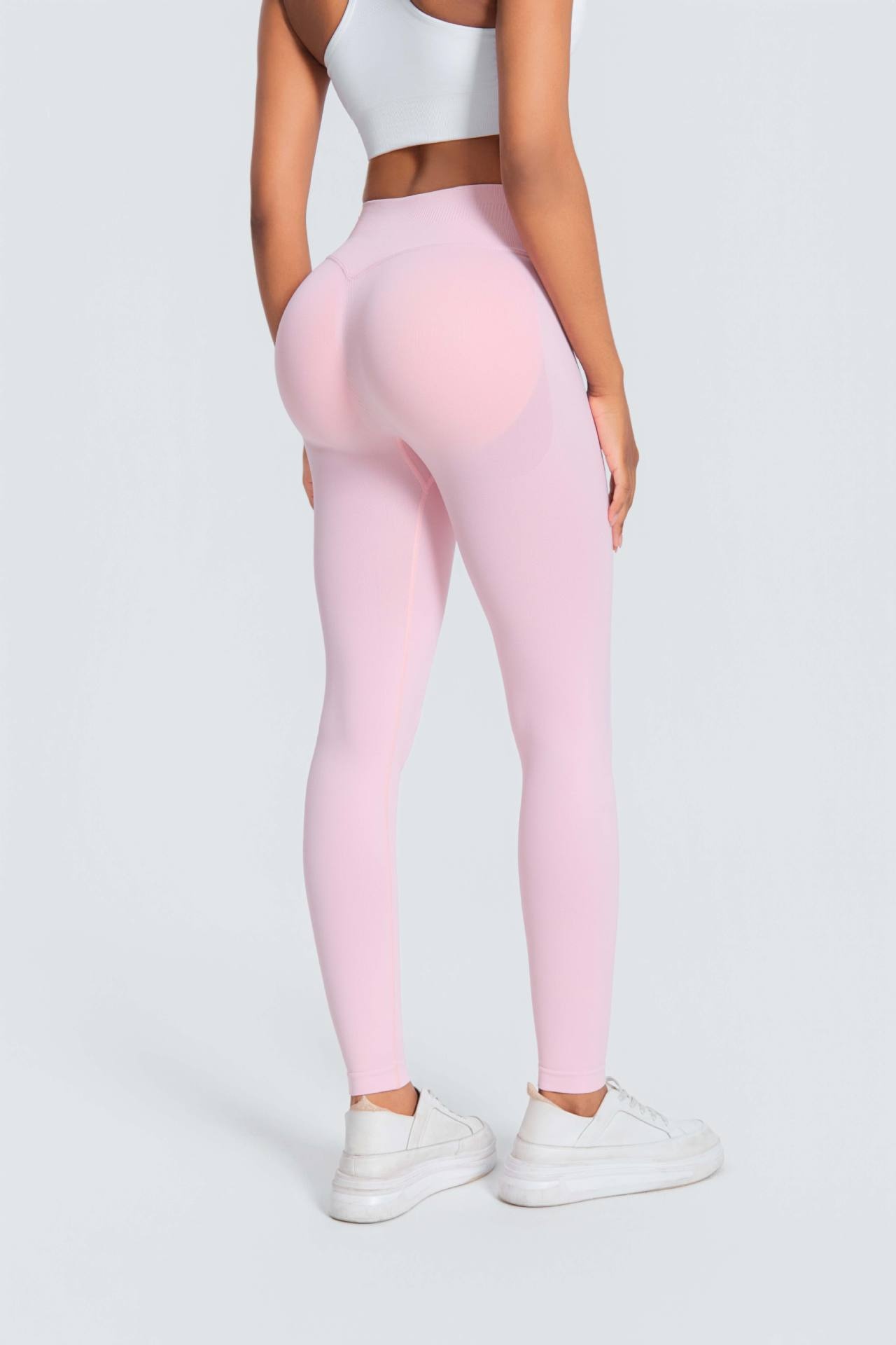 High waist yoga legging met buikcorrectie en push-up effect_voghion.com