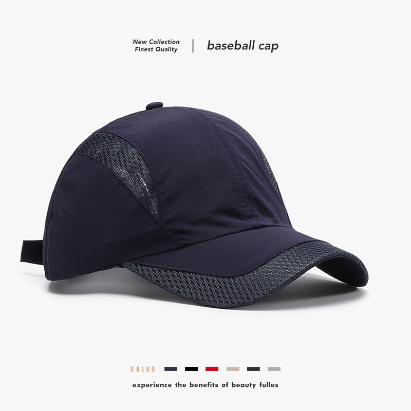 Tor Zur Wildnis Spring Summer New Simple Men's Baseball Outdoor Sports Thin Soft Top Travel Hiking Cross-border Duckbill Cap_voghion.com