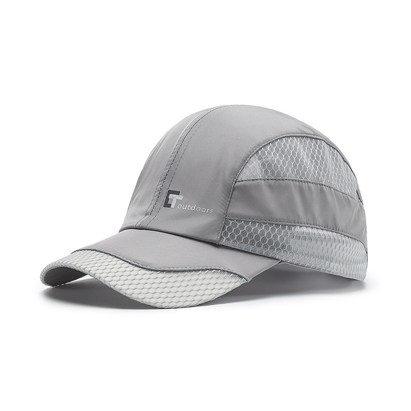 Gorra de béisbol informal de malla para hombre y mujer, fina, de secado rápido, transpirable, para deportes al aire libre y primavera/verano._voghion.com