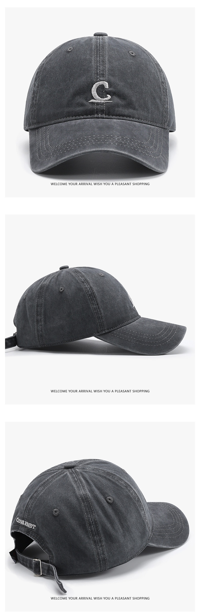 Baseball Cap For Men And Women Solid Colour Casual Sunshade Hat_voghion.com