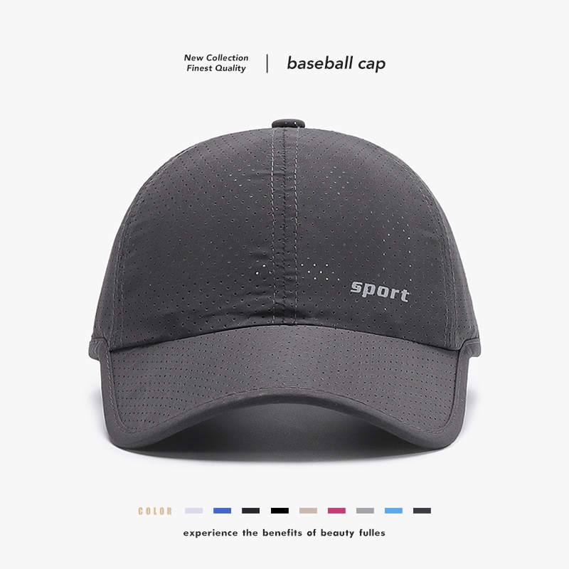 Tor Zur Wildnis Summer Lightweight Quick-Dry Breathable Baseball Women Outdoor Casual Sun Protection Visor Hat For Men Fishing Duckbill_voghion.com