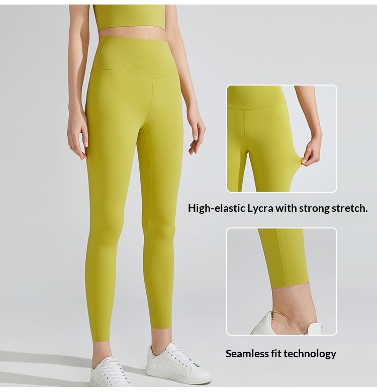 Yoga legging met hoge taille voor dames met push-up effect_voghion.com