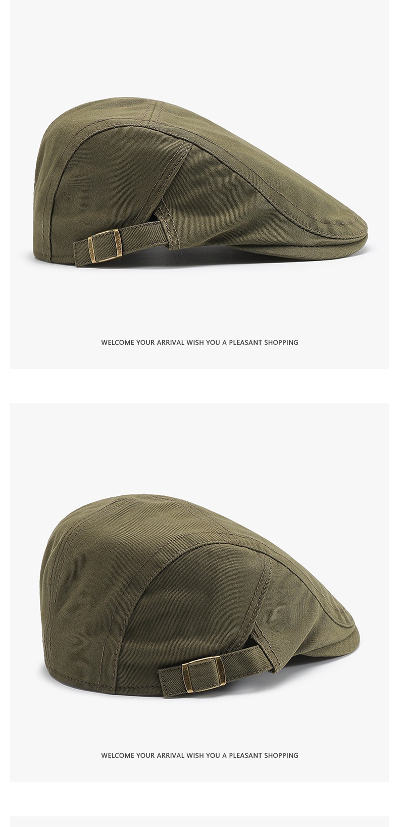 Tor Zur Wildnis New Four Seasons Forward European And American Style Retro Unisex Casual Fashion British Beret Sunshade Cross-Border Hat_voghion.com