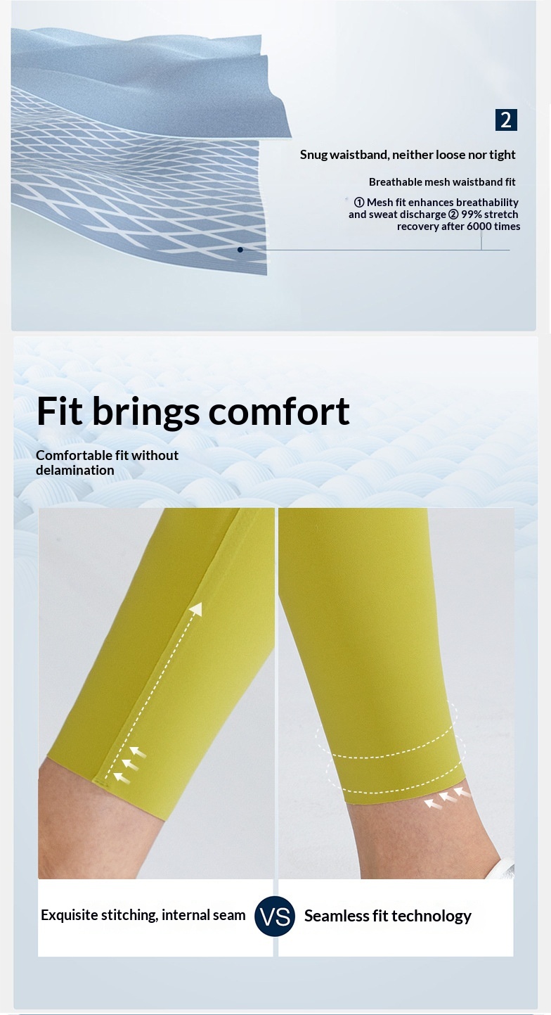 Yoga legging met hoge taille voor dames met push-up effect_voghion.com