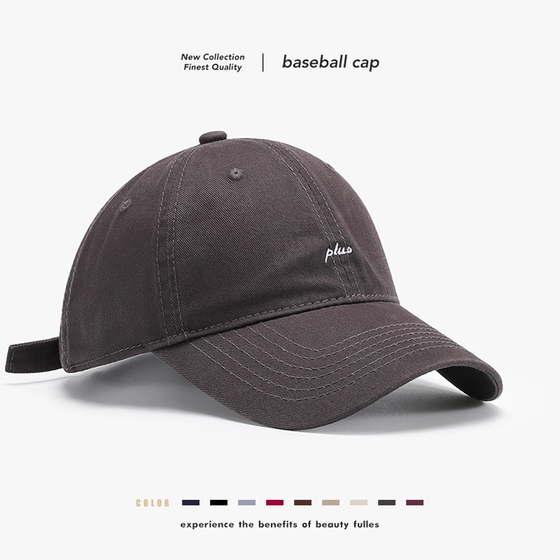Tor Zur Wildnis Primavera Estate Nuovo cappellino da baseball con lettere ricamate per donna, cappellino casual versatile che snellisce il viso, cappellino a becco d'anatra per coppie_voghion.com