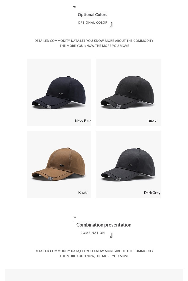 Baseball Cap For Elderly Men Spring Autumn Sun Protection Hat_voghion.com