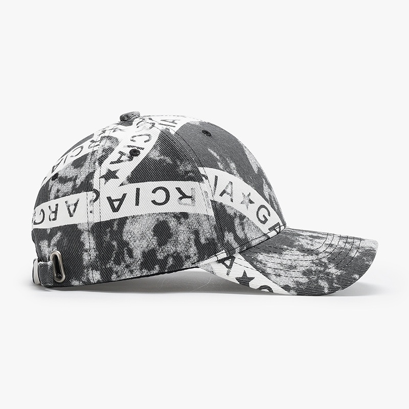 Tor Zur Wildnis Hard Top Printed Cotton Baseball For Men And Women Korean Style Graffiti Duckbill Casual Sunshade Sun Protection_voghion.com