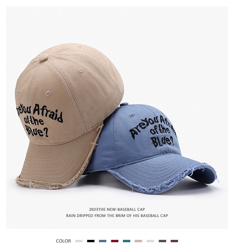 Baseballkeps för damer street style med broderade bokstäver_voghion.com