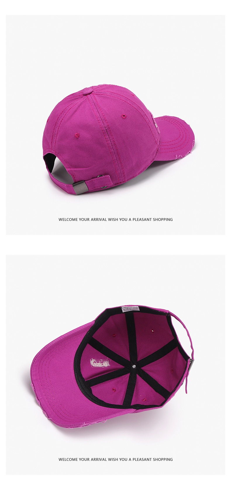 Cappellino da baseball viola per uomo e donna con ricamo_voghion.com