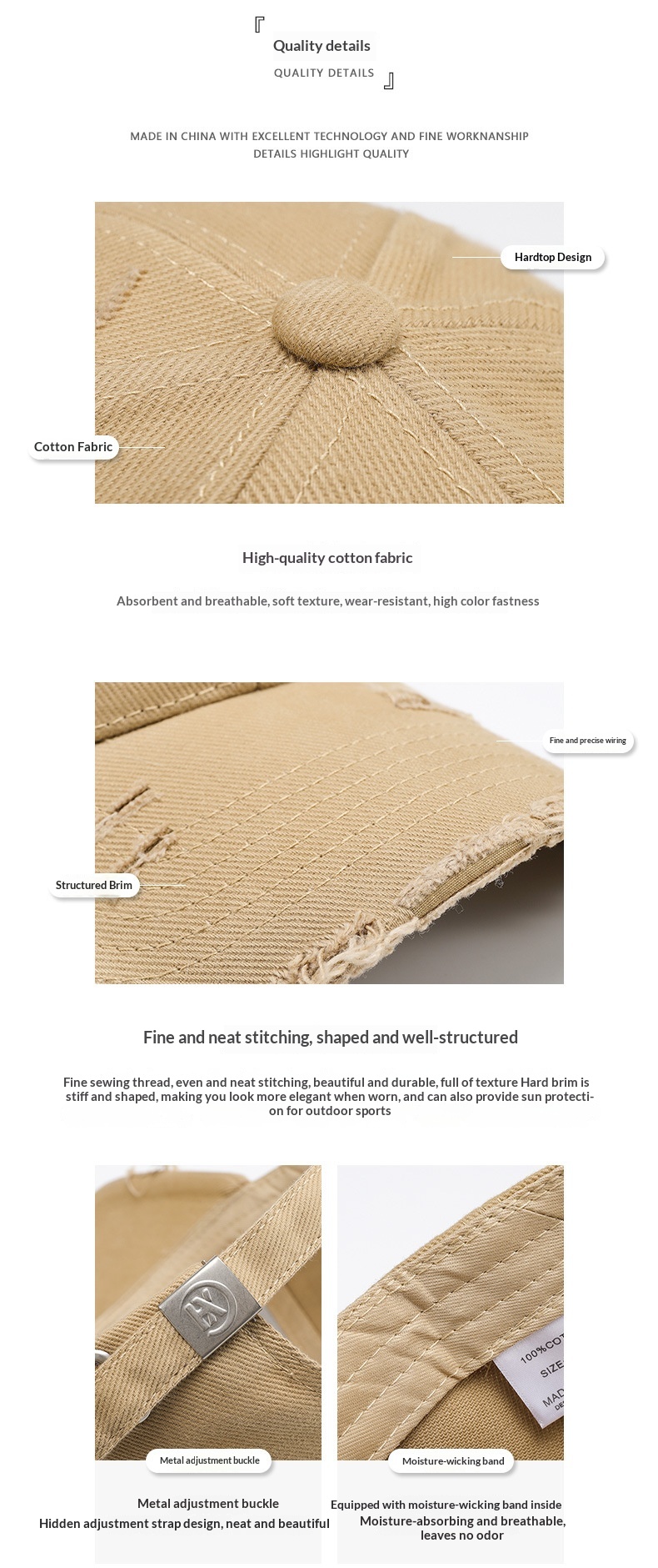 Distressed Embroidered Baseball Cap For Men And Women, Large Fit_voghion.com