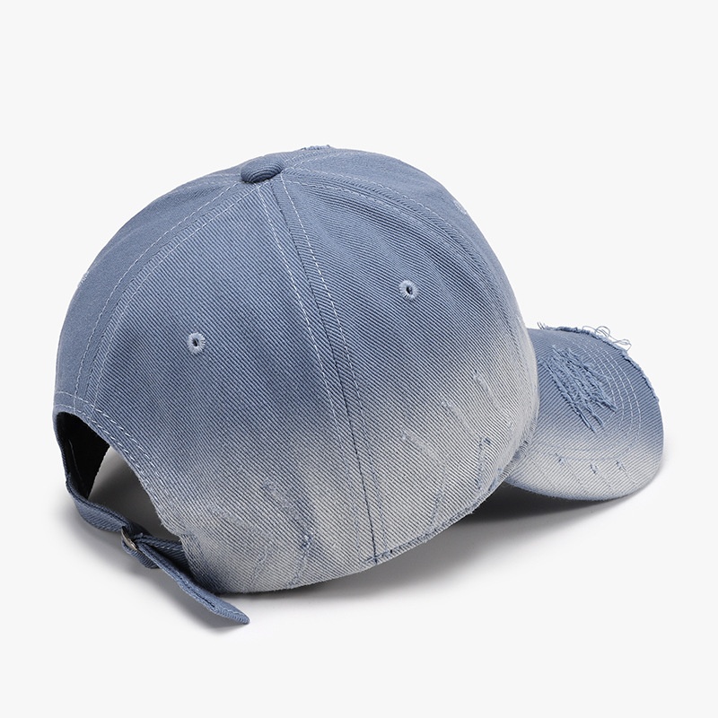 Tor Zur Wildnis Washed Soft Top Dyed Distressed European American Cross-Border Baseball For Men With Big Head And Tail Outdoor Fashion_voghion.com